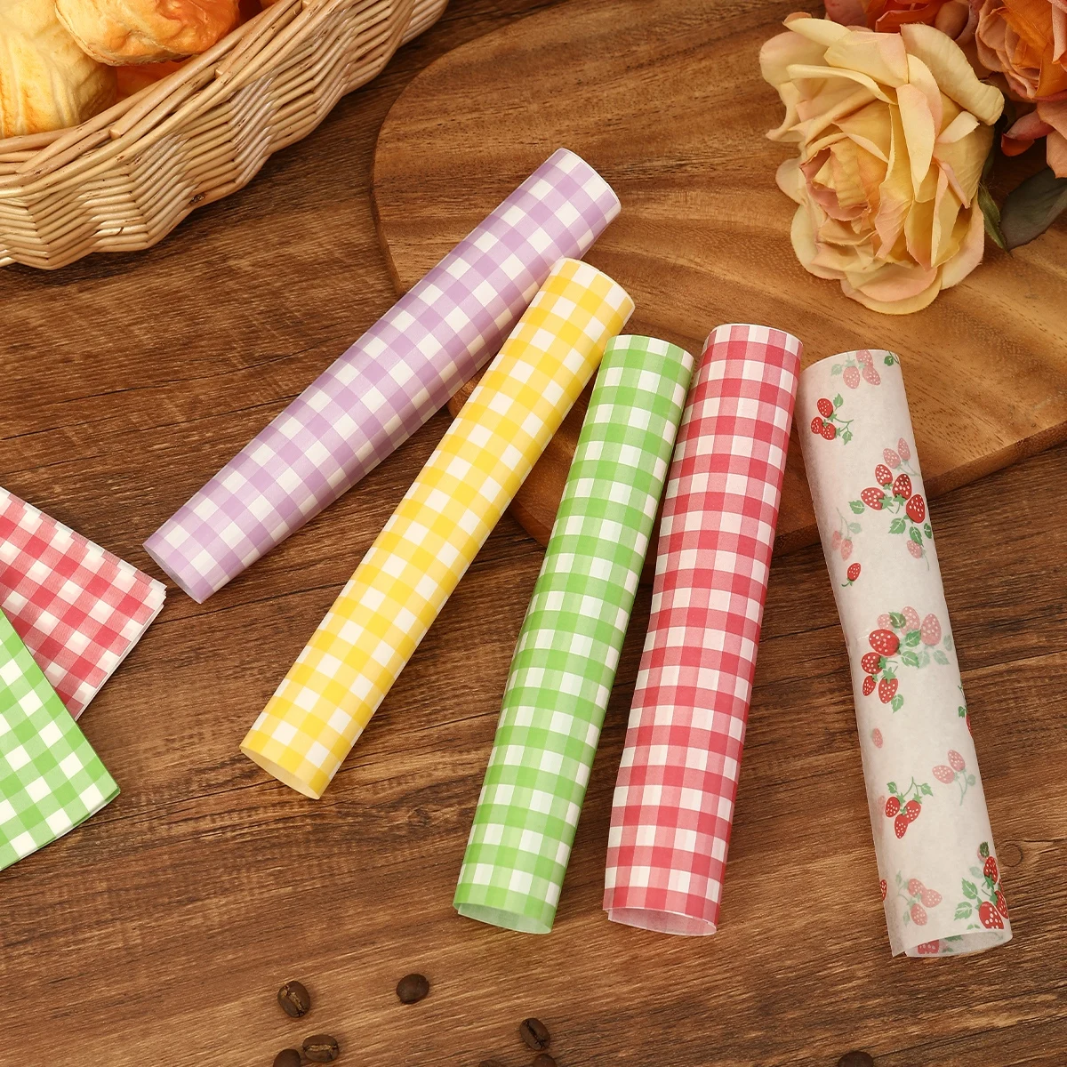50Pcs Oilproof Wrapping Paper  - Kitchen Baking Gifts avis et prix
