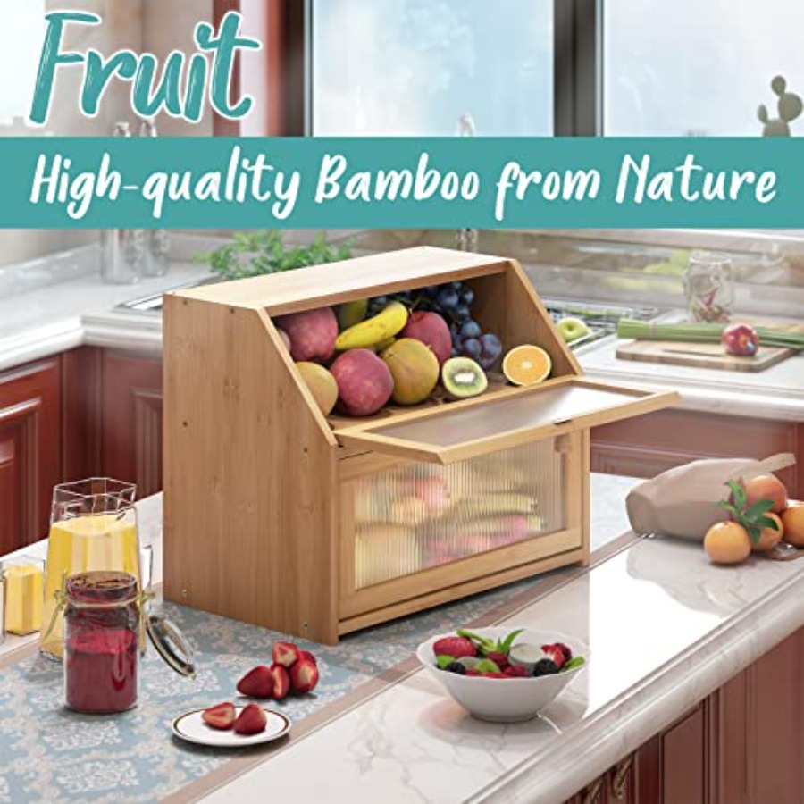 Bread Box for Kitchen Counter  - Kitchen Baking Storage avis et prix