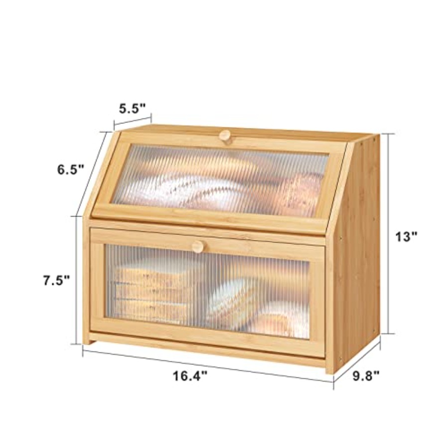 Bread Box for Kitchen Counter  - Kitchen Baking Storage avis et prix
