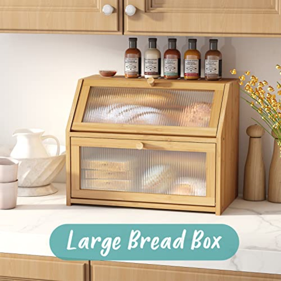 Bread Box for Kitchen Counter  - Kitchen Baking Storage avis et prix