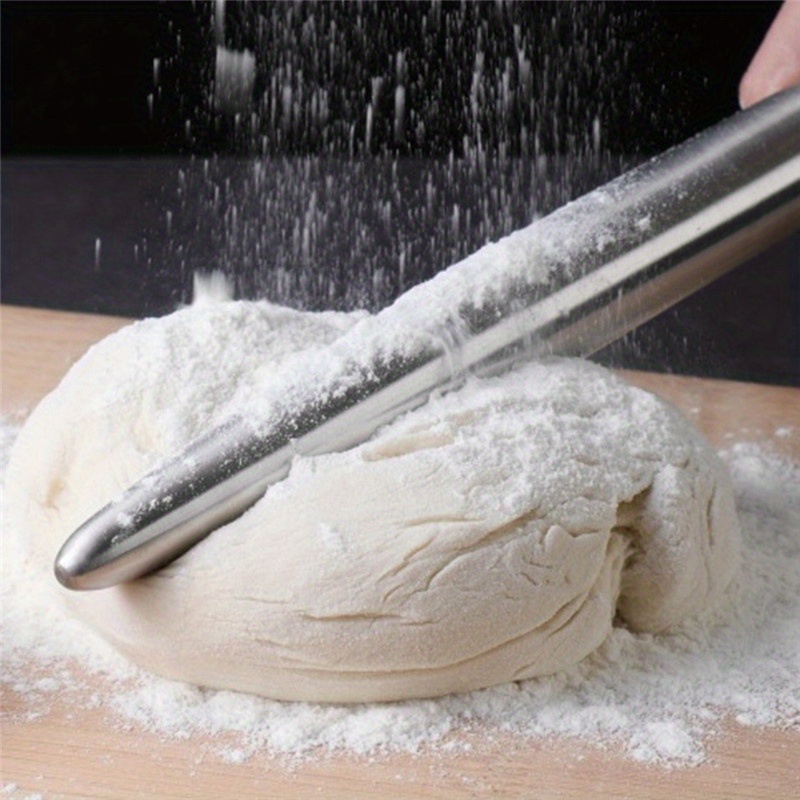 1Pc Stainless Steel Rolling Pi - Kitchen Roll Baking avis et prix