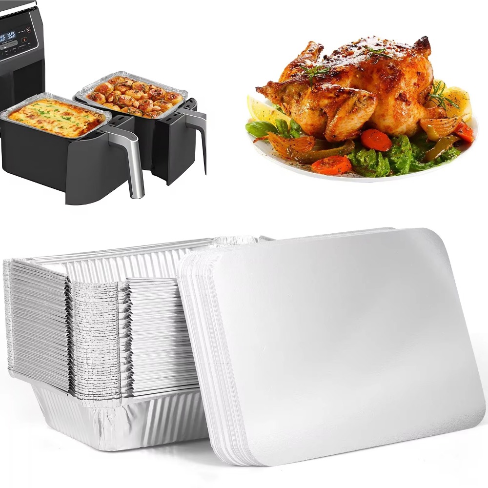 10PCS Disposable Aluminum Foil - Kitchen Baking Containers avis et prix