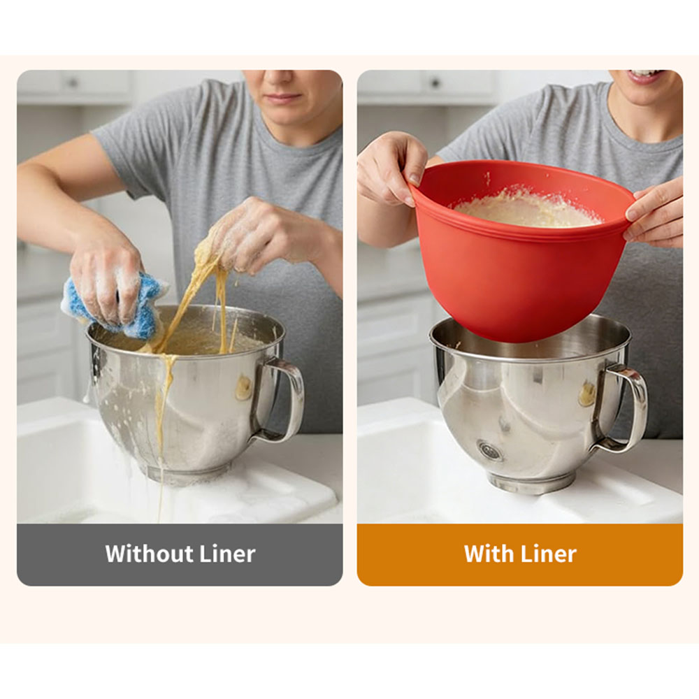 Silicone Bowl With Lids for Ki - Kitchen Aid Baking Lid avis et prix