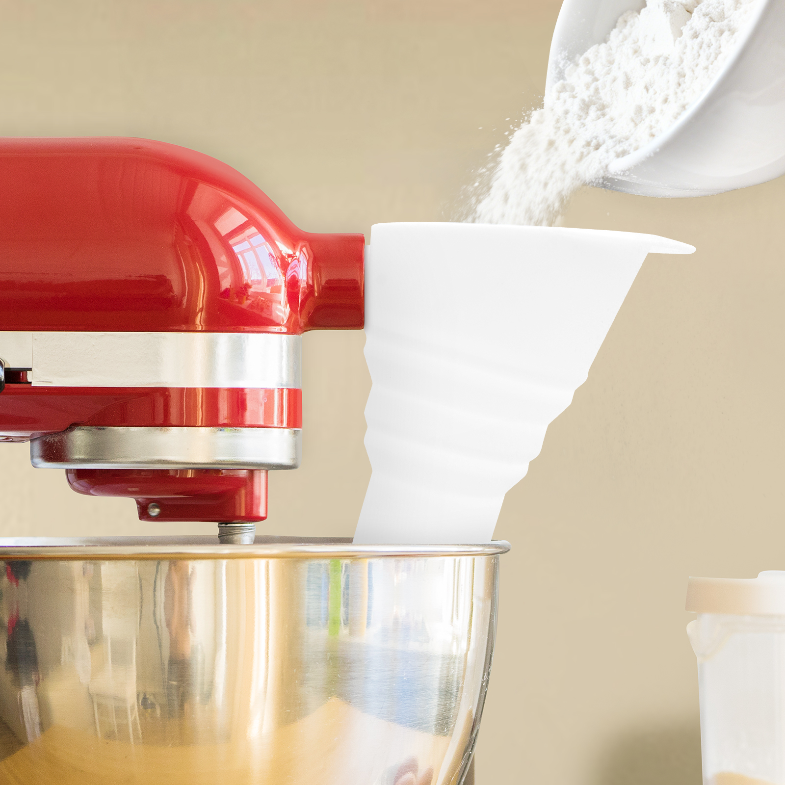 Silicone Flour Funnel for Kitc - Kitchen Baking Mess avis et prix