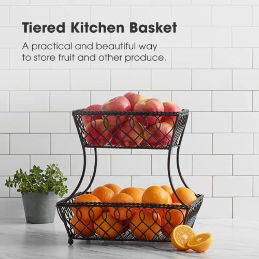 Loop and Lattice 2-Tier Rectan - Kitchen Baking Storage avis et prix