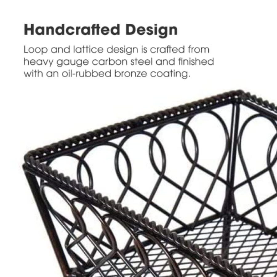 Loop and Lattice 2-Tier Rectan - Kitchen Baking Storage avis et prix