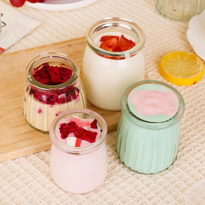 100/150/200ML Glass Yogurt Jar - Kitchen Baking Containers avis et prix