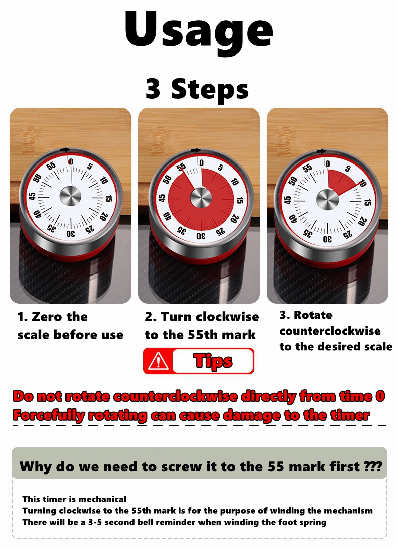 Countdown Reminder Magnetic Me - Baking Kitchen Hourly avis et prix