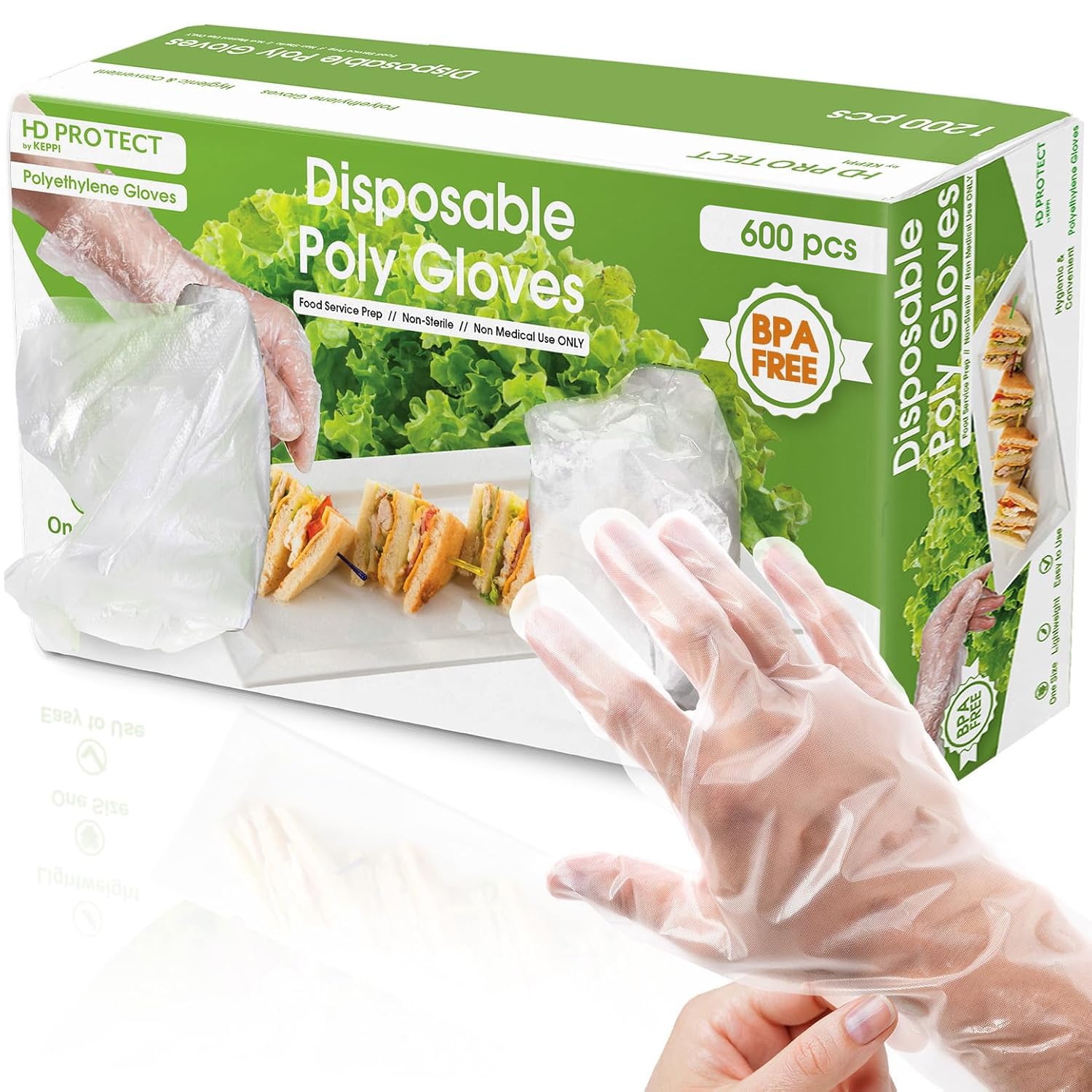 600 Pack Disposable Food Prep  - Kitchen Baking Gloves avis et prix