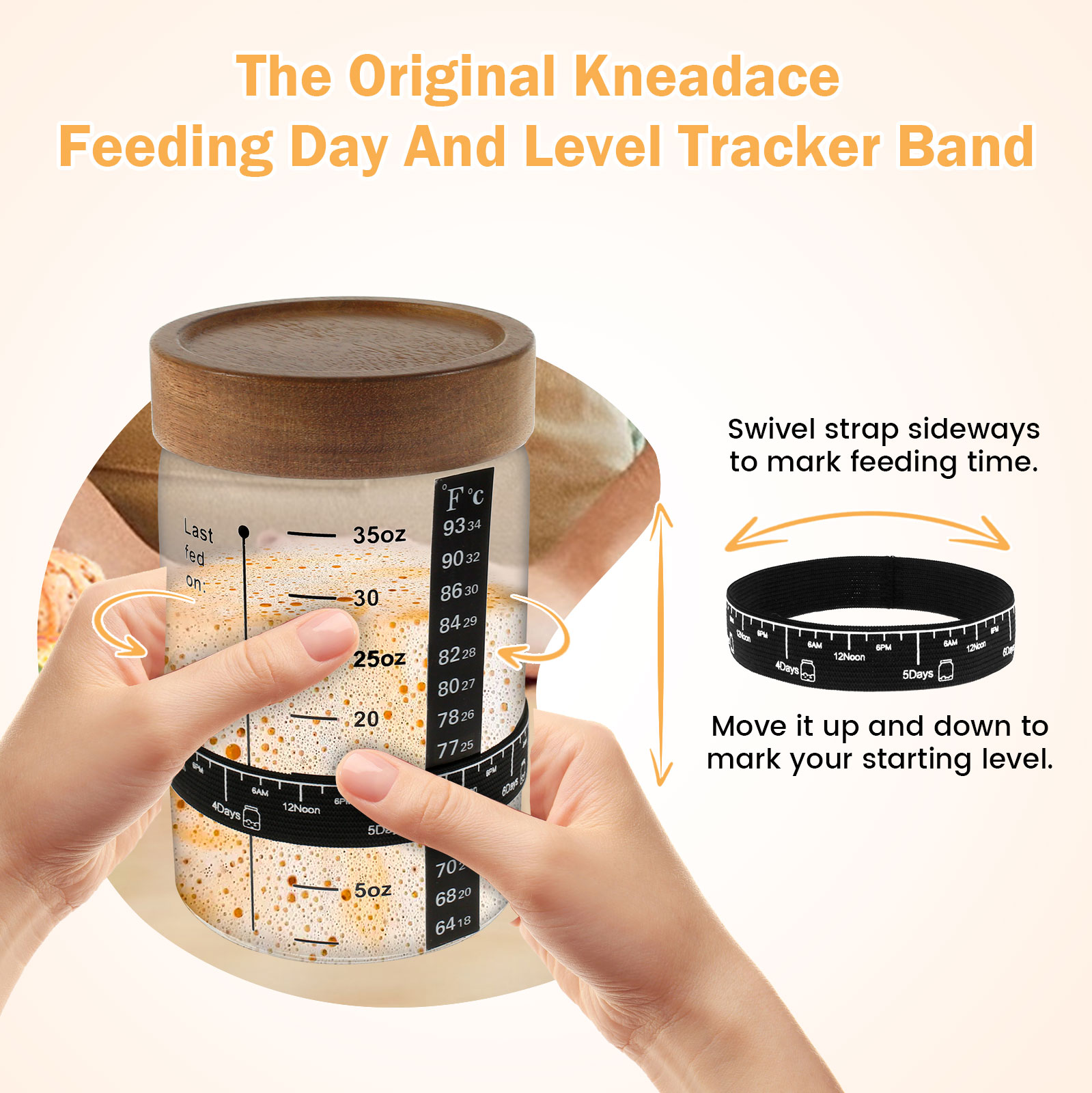 Sourdough Starter Jar Kit 1000 - Kitchen Baking Containers avis et prix