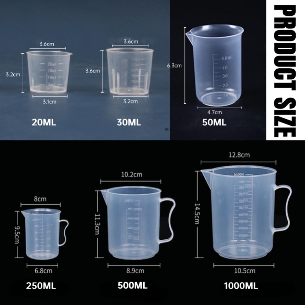 20/30/50/250/500/1000ml  Clear - Kitchen Baking Containers avis et prix
