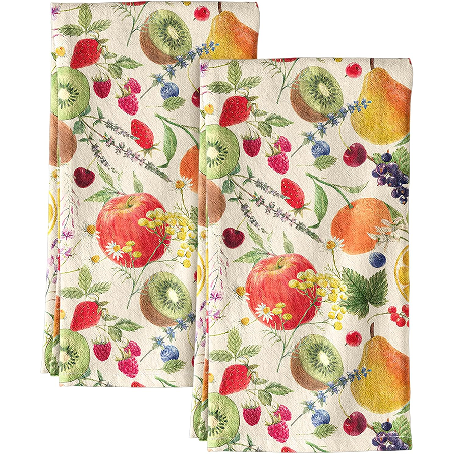 2Pcs, Fruit Party Kitchen Towe - Kitchen Baking Must Haves avis et prix
