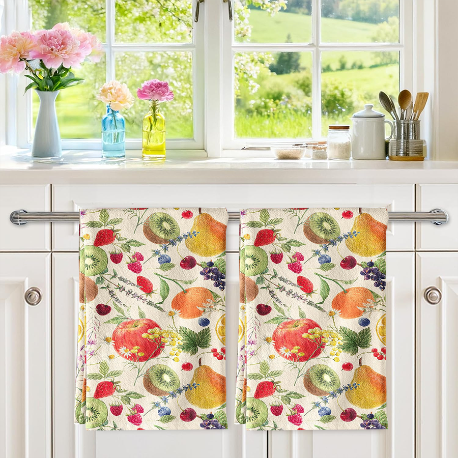 2Pcs, Fruit Party Kitchen Towe - Kitchen Baking Must Haves avis et prix