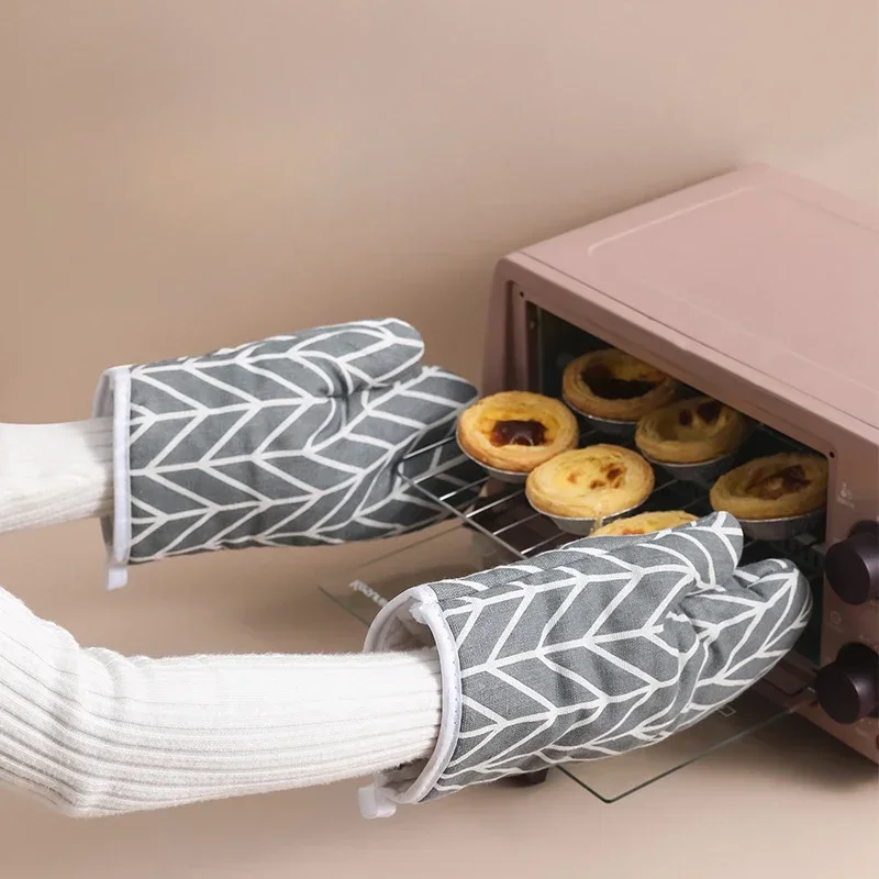 2Pcs Heat-insulating Gloves He - Kitchen Baking Gloves avis et prix