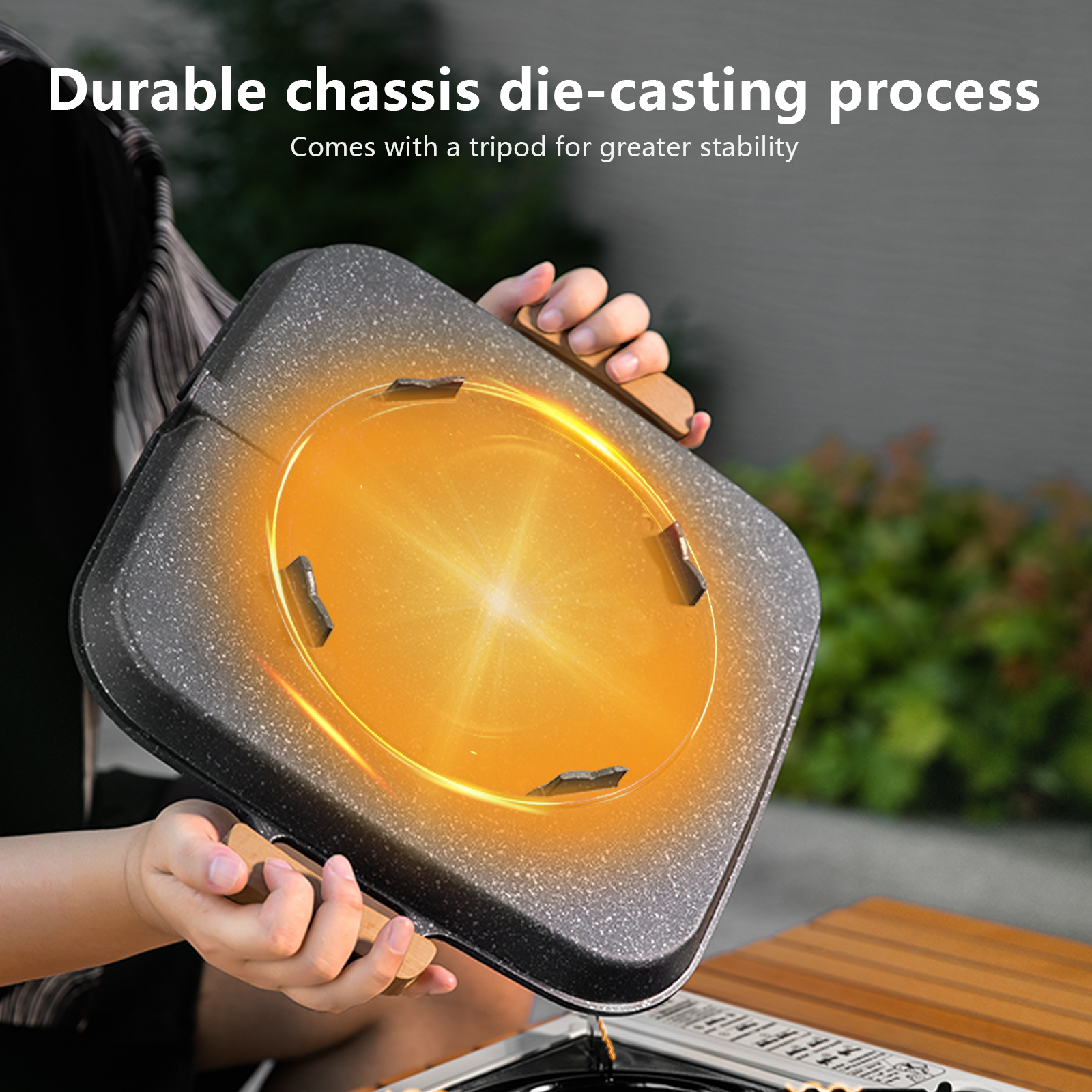 BISINNA Square BBQ Grill Pan N - Kitchen Baking Containers avis et prix