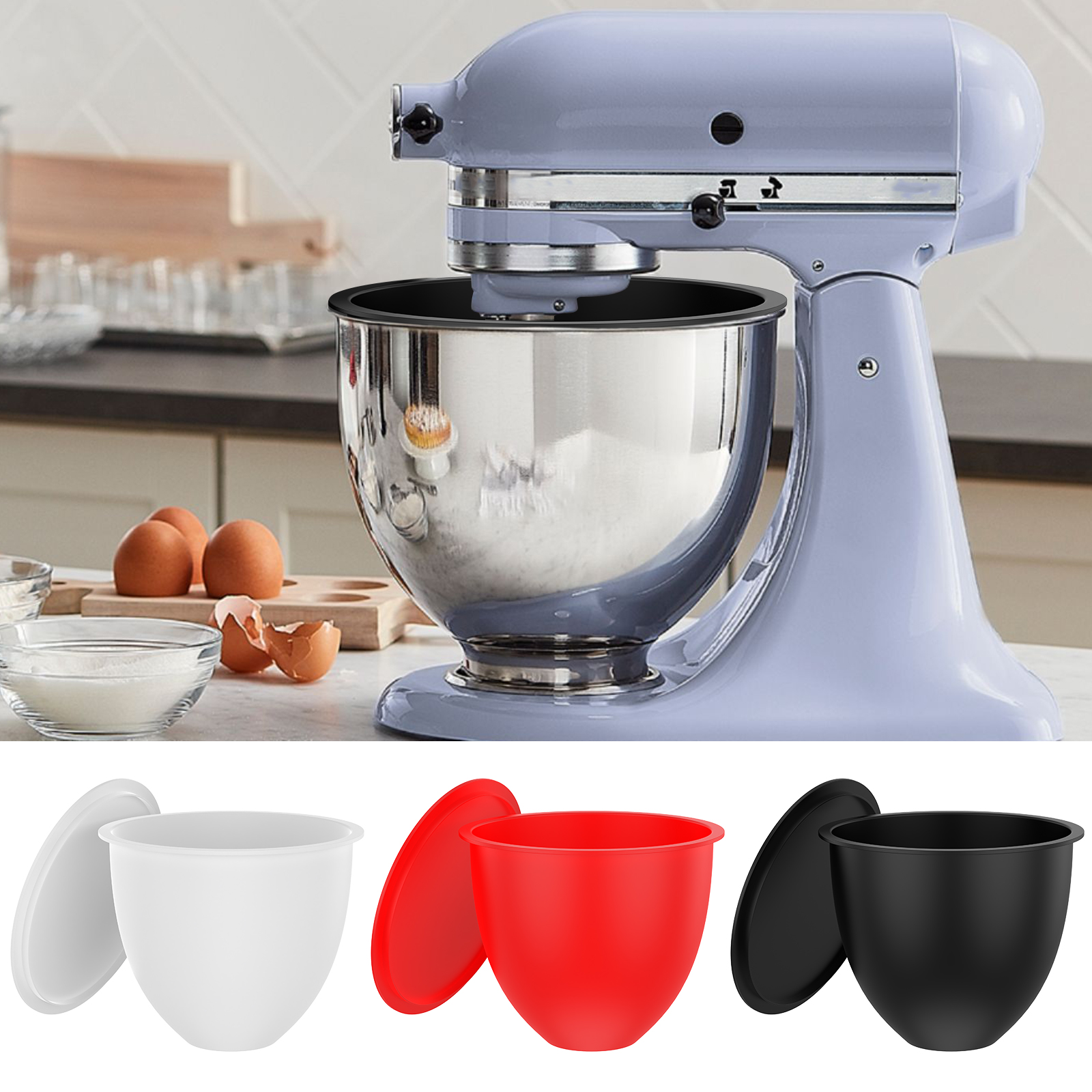 Silicone Bowl With Lids Includ - Kitchen Aid Baking Lid avis et prix