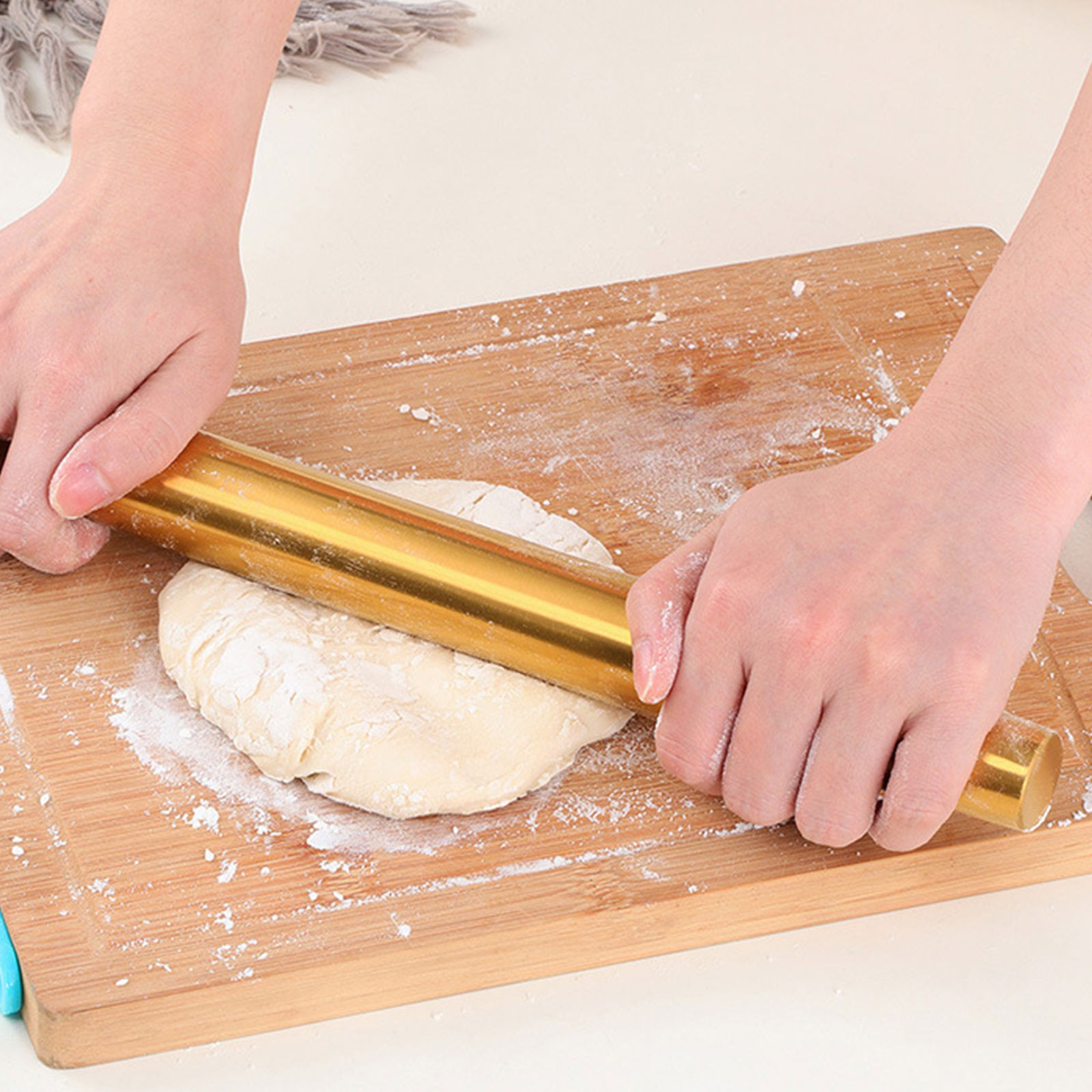 Gold Rolling Pin Baking Tool C - Kitchen Roll Baking avis et prix