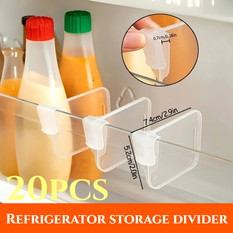 5-20PCS Sturdy Clear Refrigera - Kitchen Baking Storage avis et prix