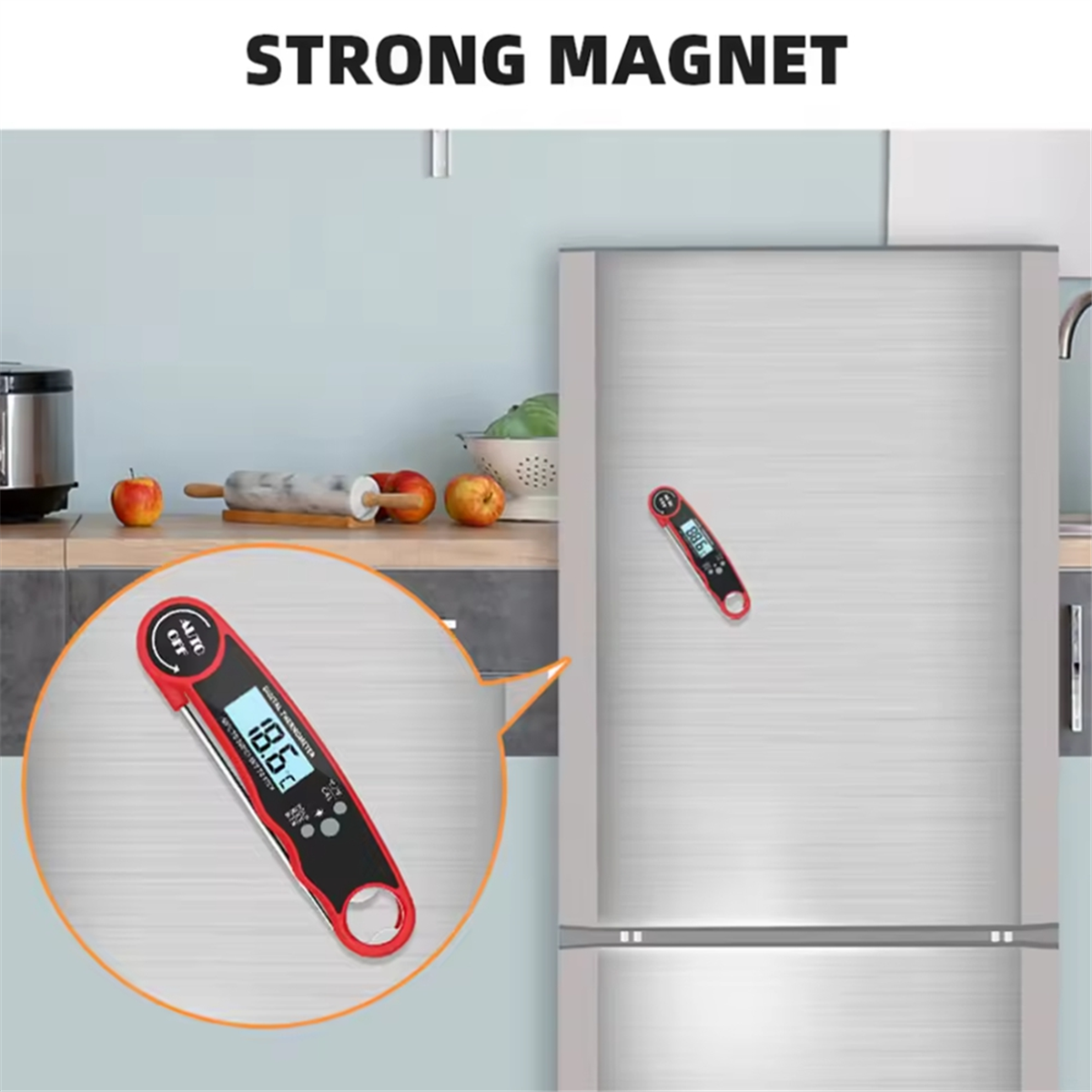 A002 Food Thermometer Kitchen  - Kitchen With Baking Area avis et prix