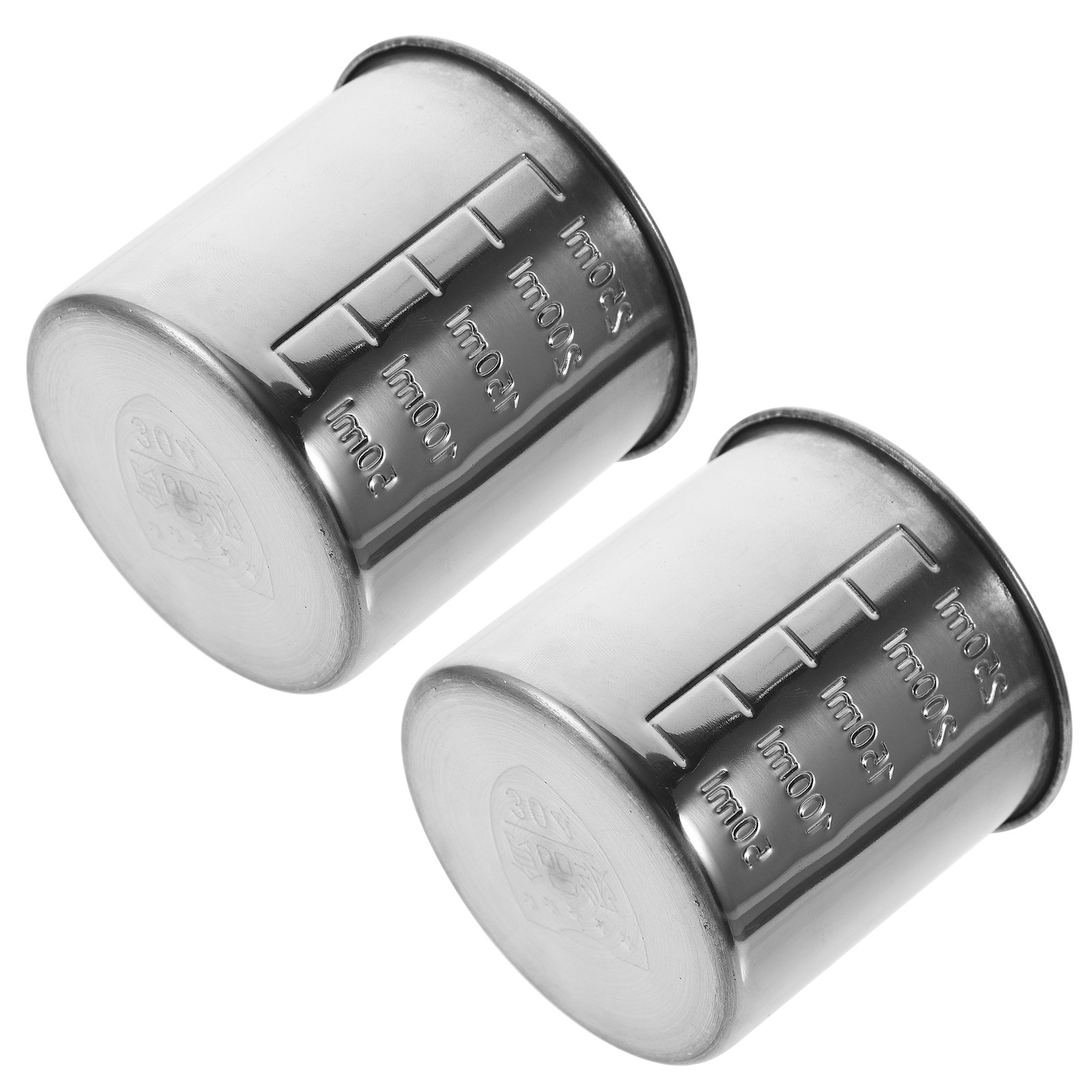 2Pcs Stainless Steel Measuring - Kitchen Baking Containers avis et prix