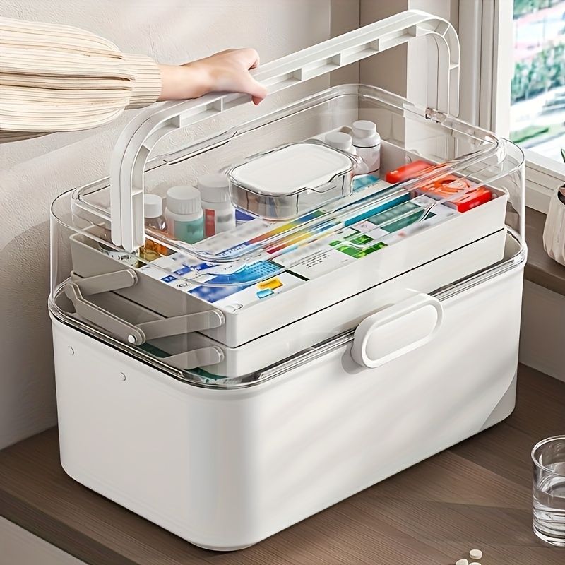 Large Capacity Clear Lid Medic - Kitchen Baking Tray Organizer avis et prix