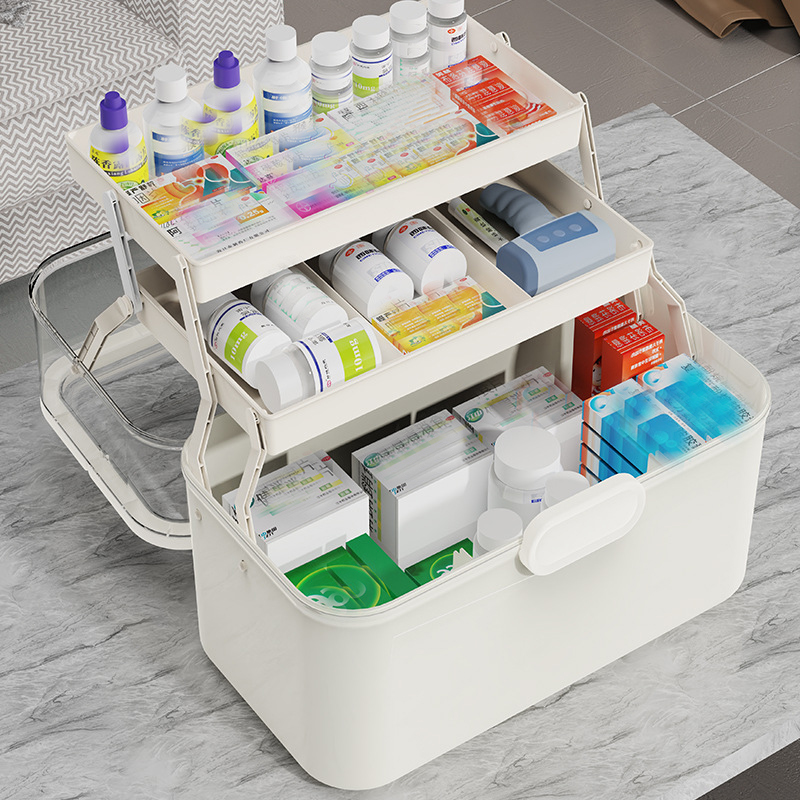 Large Capacity Clear Lid Medic - Kitchen Baking Tray Organizer avis et prix