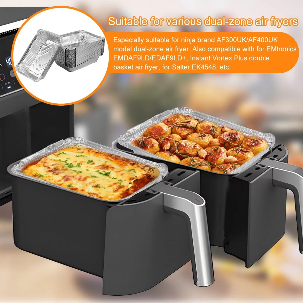 10PCS With Lids Aluminum Foil  - Kitchen Baking Containers avis et prix