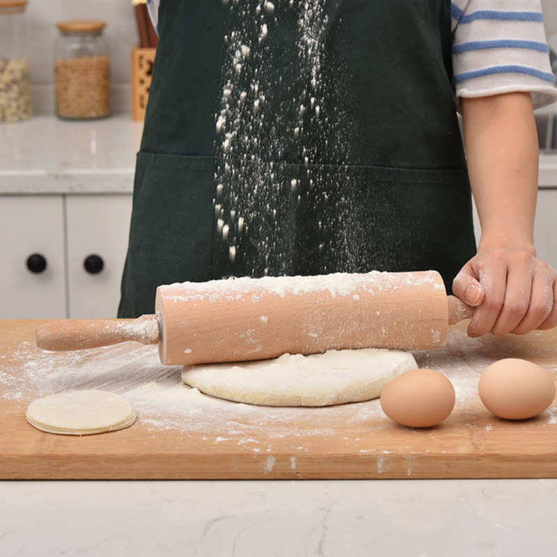 1Pcs Wooden Rolling Pin Househ - Kitchen Roll Baking avis et prix