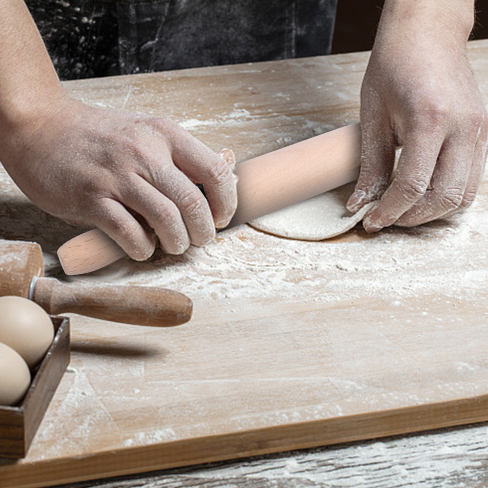 1Pcs Wooden Rolling Pin Househ - Kitchen Roll Baking avis et prix
