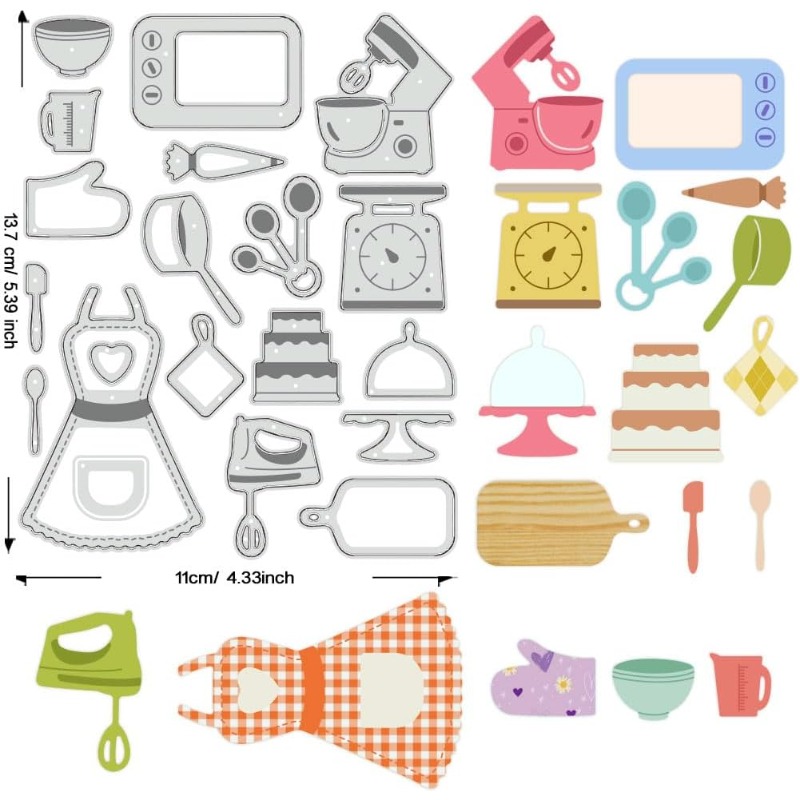 1pcs Baking Tools Cutting Dies - Kitchen Baking Gloves avis et prix