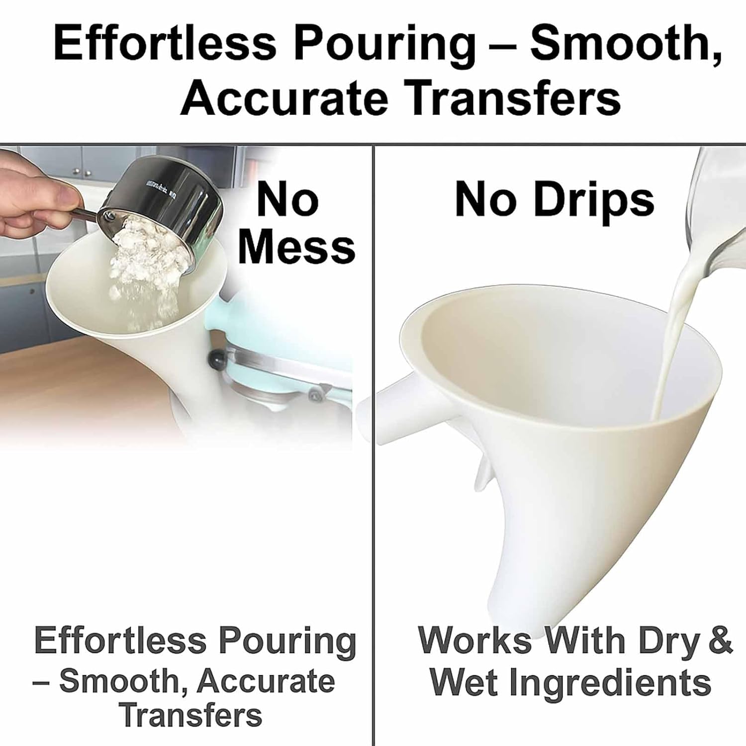 Flour Funnel for Kitchen Aid M - Kitchen Baking Mess avis et prix
