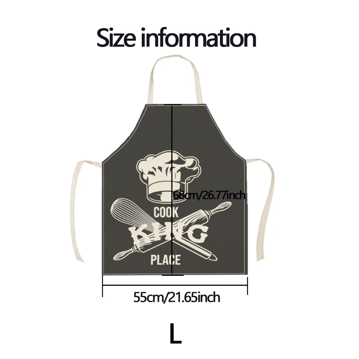 1pc Cook King Place Apron Line - Kitchen Roll Baking avis et prix