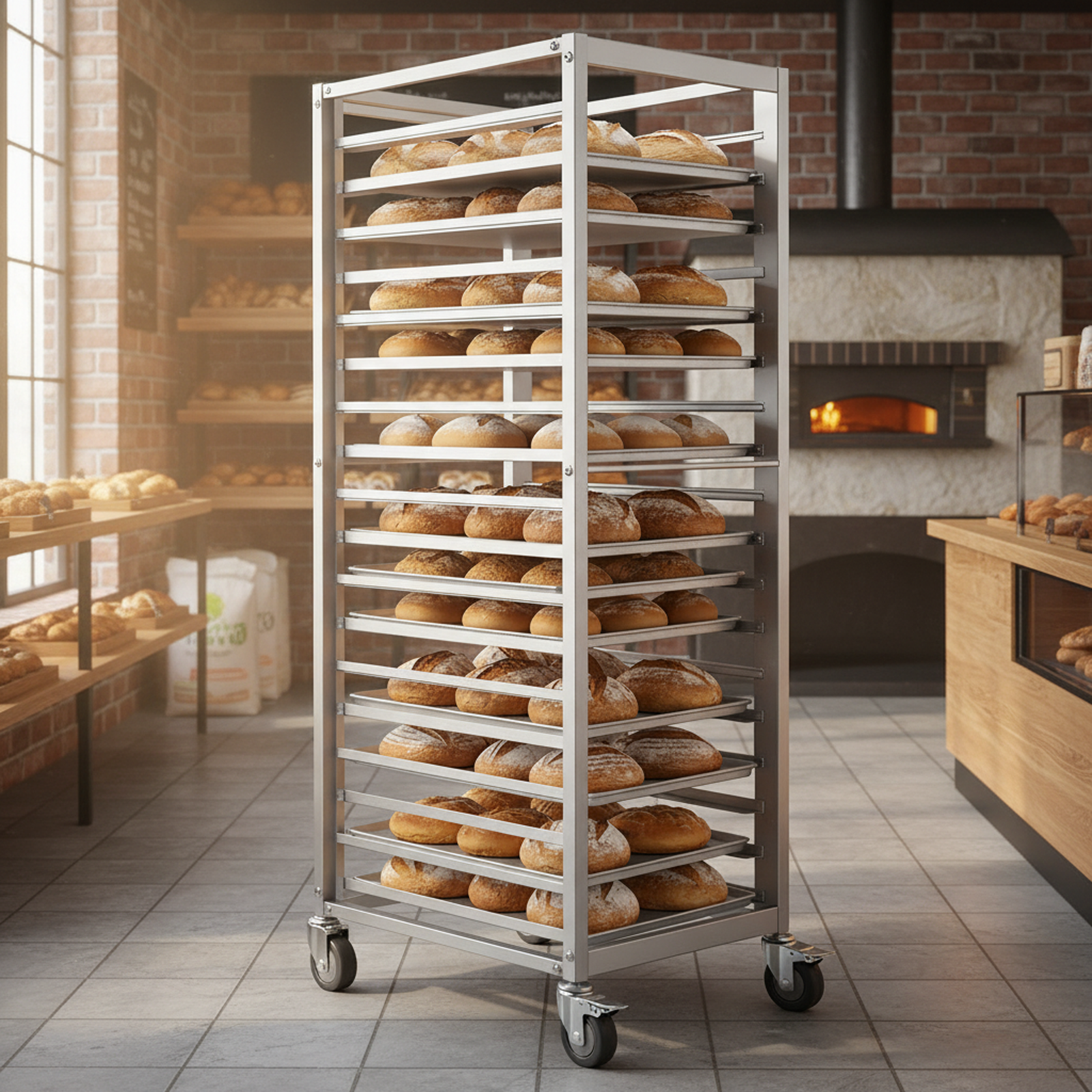 18 Tier Aluminum Commercial Ki - Kitchen Roll Baking avis et prix