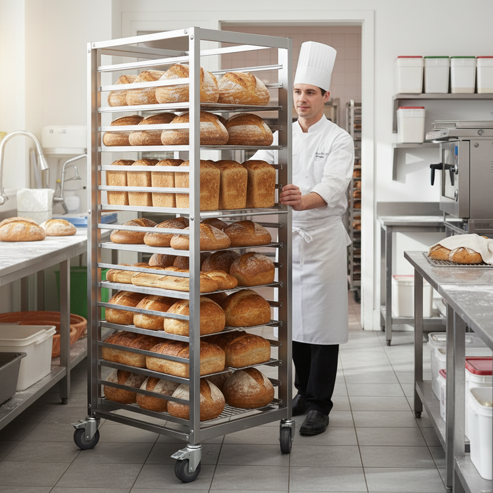 18 Tier Aluminum Commercial Ki - Kitchen Roll Baking avis et prix