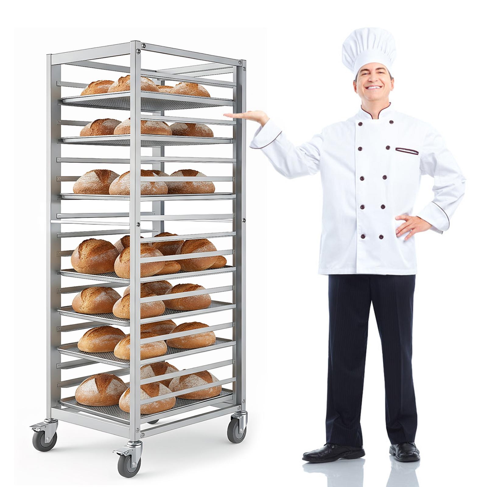 18 Tier Aluminum Commercial Ki - Kitchen Roll Baking avis et prix